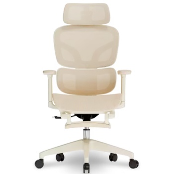 Ergonomická kancelárska stolička BS5W-M2, zo sieťoviny, marhuľa - N