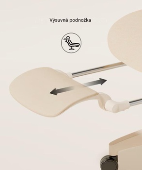 Ergonomická kancelárska stolička BS5W-M2, zo sieťoviny, marhuľa - N