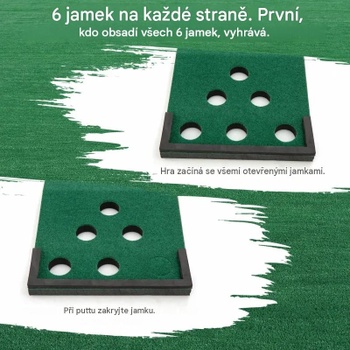 Prenosná golfová sada SP38465, 332 cm, 6 loptičiek a 12 jamiek - B