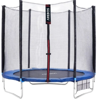 Záhradná trampolína, 244 cm, modro/čierna - B