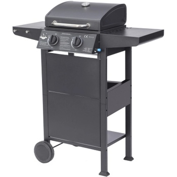 Plynový gril San Jose AY0204, 2 horáky, 5 kW, čierny - B