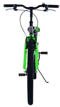 Detský bicykel s dvojitou ručnou brzdou, 26 palcov, zelený - B