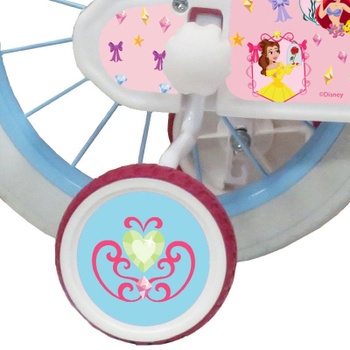 Detský bicykel, 14 palcov, nosnosť 30 kg, ružové - B
