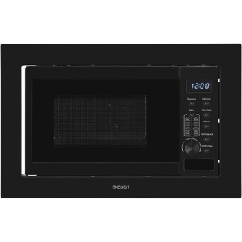 Vstavaná mikrovlnná rúra EMW20-DG-020, 20 l, 800 W, gril 1000 W, čierna - B
