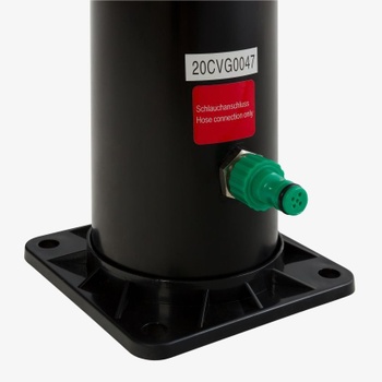Solárna sprcha s teplomerom, 20 l, čierna - N