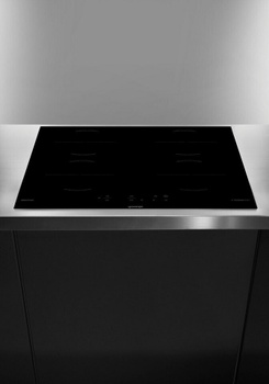 Indukčná varná doska, 60 cm, 4 zóny, 1500 W, čierna - B