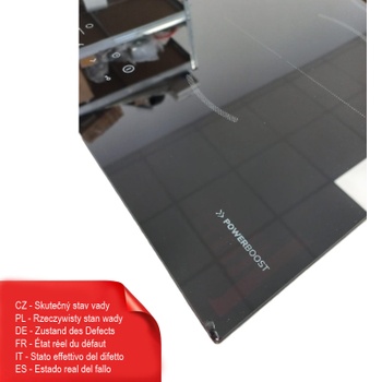 Indukčná varná doska, 60 cm, 4 zóny, 1500 W, čierna - B