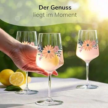 Poháre na aperitív ElbFuchs® (2 x 470 ml) série Amber Bloom [NÁPAD NA DARČEK] Vhodné do umývačky a