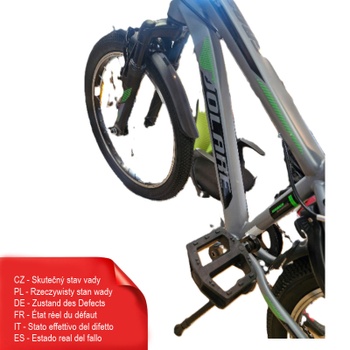 Detský bicykel Cross, 20 palcov, 6 rýchlostí, 2 ručné brzdy, šedé - B