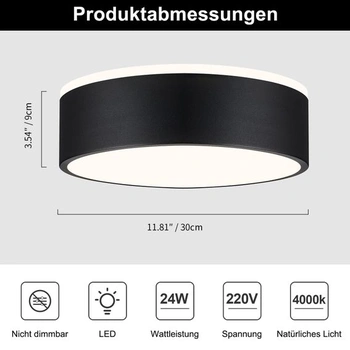 Stropné svietidlo Vikaey GX3032-BK30
