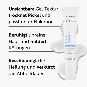 M. Asam Clear Skin Spott Stopper Gél ​​(15 ml) 15 mililitrov