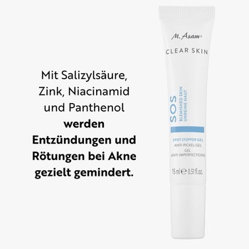 M. Asam Clear Skin Spott Stopper Gél ​​(15 ml) 15 mililitrov