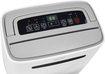 Mobilný odvlhčovač vzduchu, 20 l/deň, 5,5 l nádrž, 400 W, biely - A