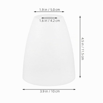 Tienidlo jojofúny, biele plastové, 2dielna sada s otvorom 42 mm