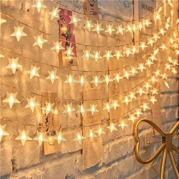 GoldRock 2 režimy hviezdne reťazové svetiel, prevádzka na batérie, 3m 20 LED hviezdne reťazové svetiel,