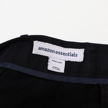 Pánske nohavice Amazon essentials Classic Fit čierne 40W/36L