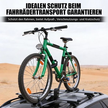 Chrániče rámu bicykla, sada 4 ks (neoprén) – ochrana karbónového rámu, ochrana proti preprave