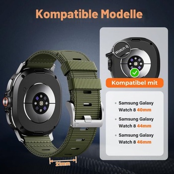Kompatibilný s Samsung Galaxy Watch 8 40mm 44mm 46mm, Priedušný náhradný remienok pre Samsung Galaxy