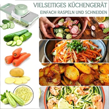Magnetický krájač zeleniny, nerezový krájač na julienne, strúhadlo na zeleninu s 3 tvarmi,