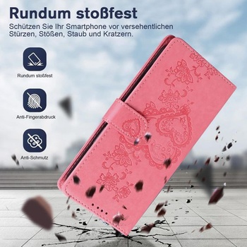 Pouzdro BOLELAW pro iPhone 17 Pro Max, růžovočervené