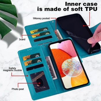 Pouzdro BOLELAW pro iPhone 17 Pro – Nárazuvzdorné pouzdro z umělé kůže s magnetickým zapínáním,