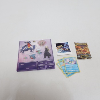 Kartová hra Pokémon Trading: Premium Collection Cynthia Garchomp-ex (3 holografické karty a 6
