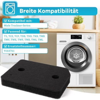 3 filtry pro sušičku s tepelným čerpadlem Miele T1 9164761