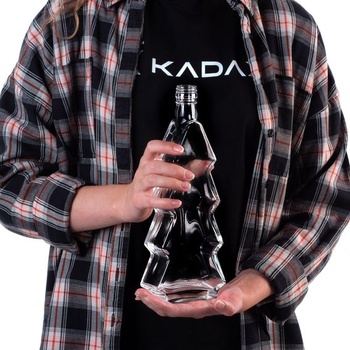 KADAX 500ml sklenené fľaše so skrutkovacím uzáverom – prázdne fľaše na plnenie džúsom, likérom,