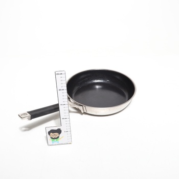 Panvica Rösle strieborná čierna Ø 28 cm 3,3 l