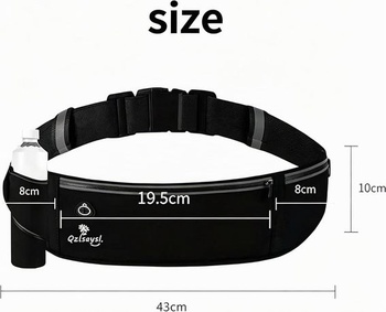 Bežecká taška, puzdro na mobil - jogging, jogging - unisex (čierna)