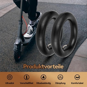 Duše pro elektrokoloběžku 10x2,50, zesílená bočnice o 2 mm, s ventilkem sklonu 45°, náhradní