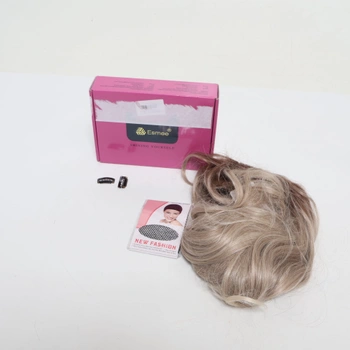 Esmee Lange vlnité blond parochne pre ženy, prírodné syntetické vlasy, tepelne odolná ombré parochňa