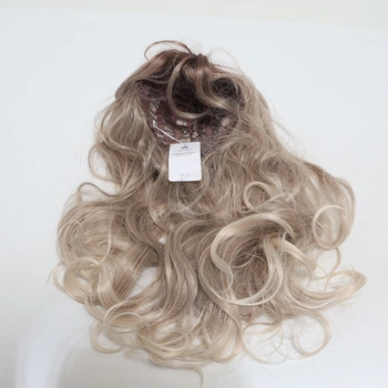 Esmee Lange vlnité blond parochne pre ženy, prírodné syntetické vlasy, tepelne odolná ombré parochňa