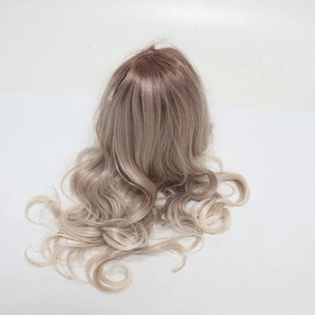 Esmee Lange vlnité blond parochne pre ženy, prírodné syntetické vlasy, tepelne odolná ombré parochňa
