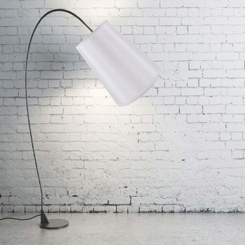 Ibasenice Bílé stínidlo pro patici E14, Malé půlkruhové látkové stínidlo pro stolní a noční lampy,