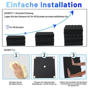 Akustické dosky Focusound pena 2,5cm 24ks