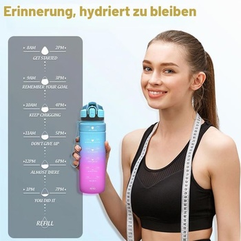 Športová fľaša na vodu 500ml, 700ml, 1l, 1,5l detská fľaša na vodu, nepriepustná, bez BPA,