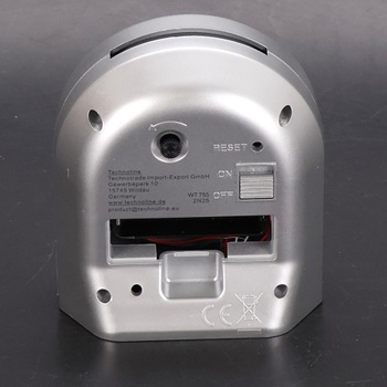Analogový budík Technoline WT755 stříbrný
