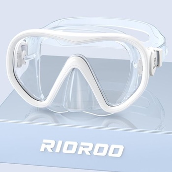 Detské potápačské okuliare, panoramatické 180 ° HD, plavecké okuliare s úpravou proti zahmlievaniu a