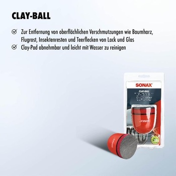 SONAX Clay-Ball (1 kus) Clay-Ball (1 kus) Jednoduchý