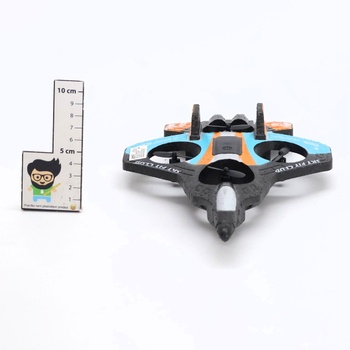 DEERC penové RC lietadlo pre deti, diaľkovo ovládané lietadlo s udržiavaním výšky, 3D prevrátenie a LED