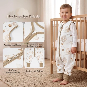 Yukkidds Detský spací vak 70 cm / 6-18m.