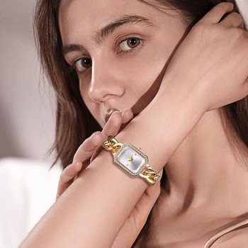 Dámske analógové quartzové náramkové hodinky JewelryWe, luxusná elegantná dátumovka, vodotesnosť 30