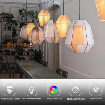Auting LED E27 teplá biela 1400 lúmenov, 2 kusy 10W E27 LED žiarovky, náhrada za konvenčné 100W-140W