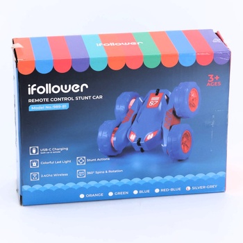 Ifollower auto na diaľkové ovládanie s priamym nabíjaním pre vek 3-12 rokov, 2,4 GHz Monster Truck s