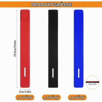 15 ks popruhov na rybárske prúty, elastické popruhy na rybárske prúty, sada popruhov na rybárske prúty
