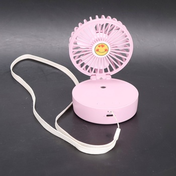 Ruční ventilátor s chladivou mlhou, přenosný mini ventilátor s USB dobíjecím kabelem, 5 rychlostí,