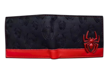 Peňaženka Spiderman s 3D kovovým znakom Embossed