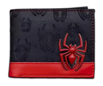 Peňaženka Spiderman s 3D kovovým znakom Embossed