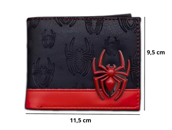 Peňaženka Spiderman s 3D kovovým znakom Embossed